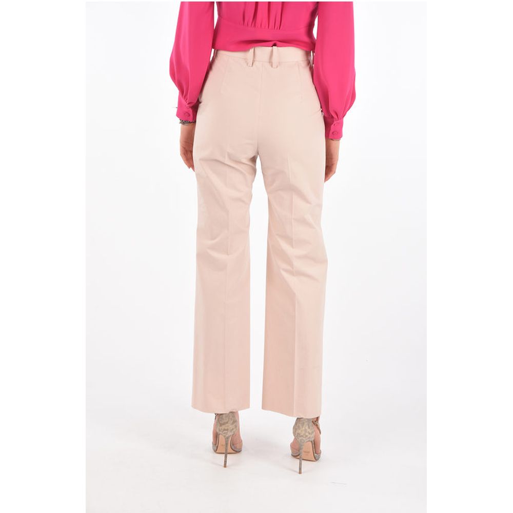 Super Blond Front Pleated FLARED Cotton Pants