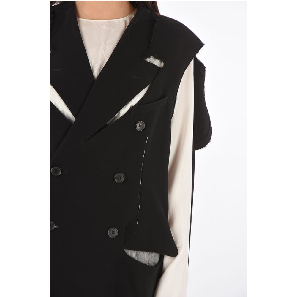Maison Margiela MM0 virgin wool double brested coat