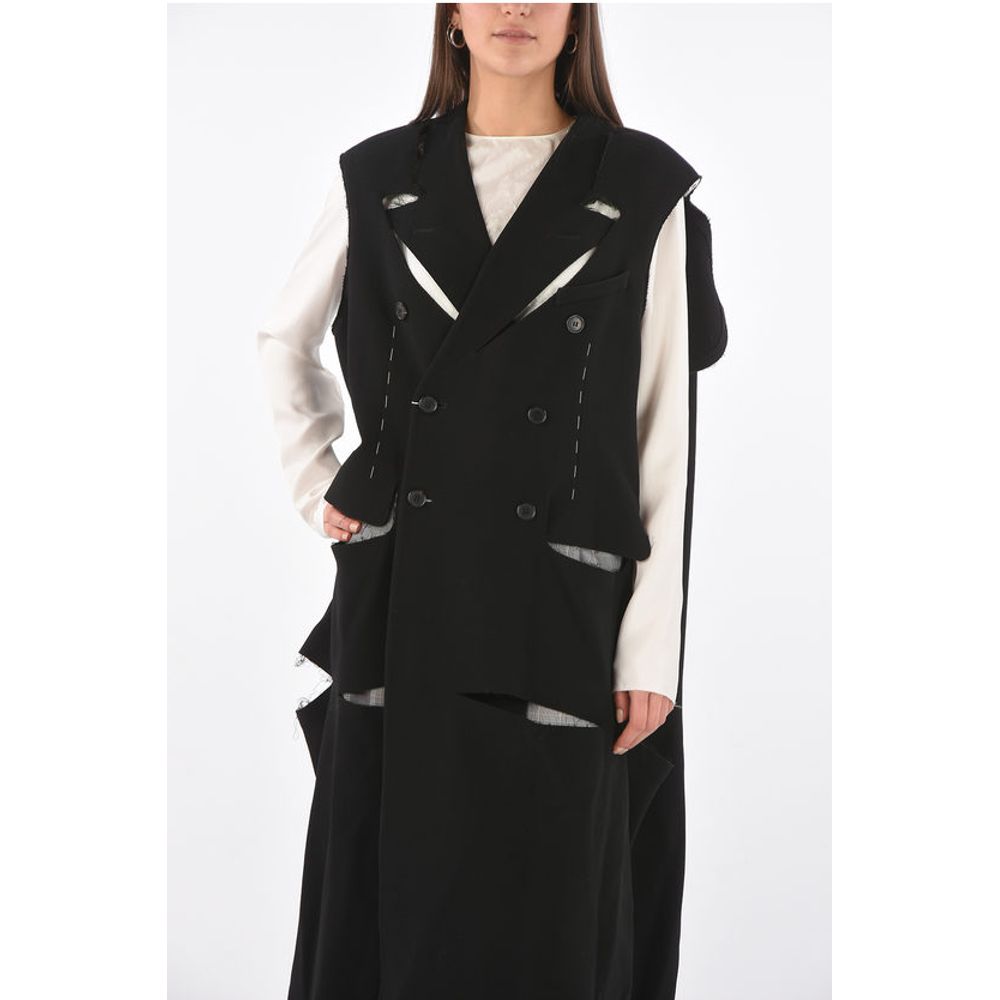 Maison Margiela MM0 virgin wool double brested coat