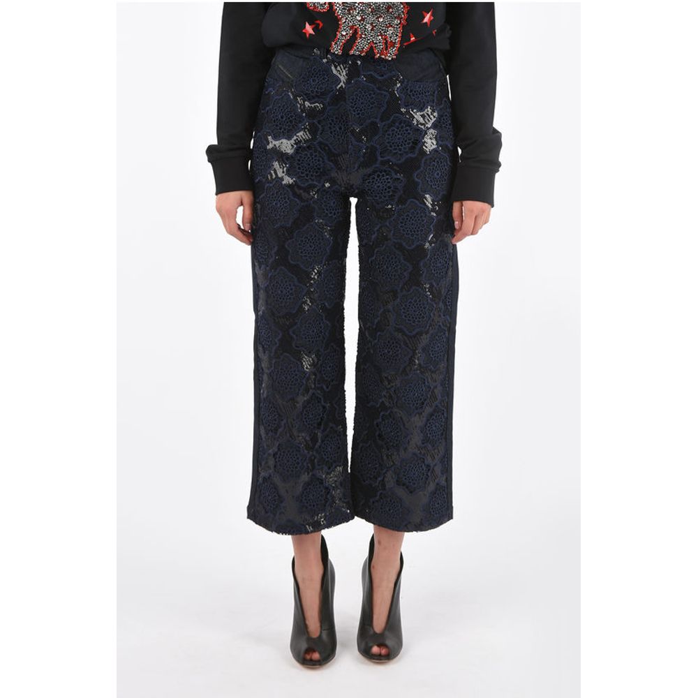 Diesel BLACK GOLD lace high waist wide TYPE-1710 jeans