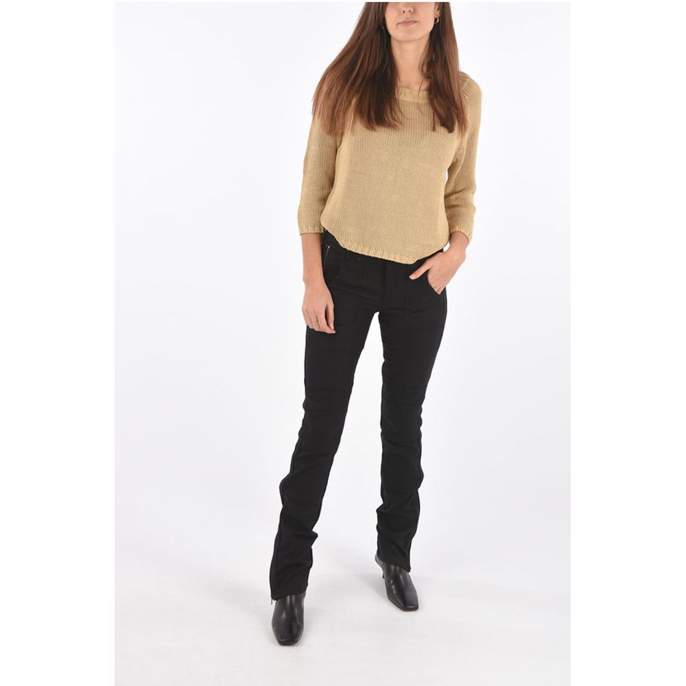 Diesel BLACK GOLD Biker Pants PERKUNO with Ankle Zip